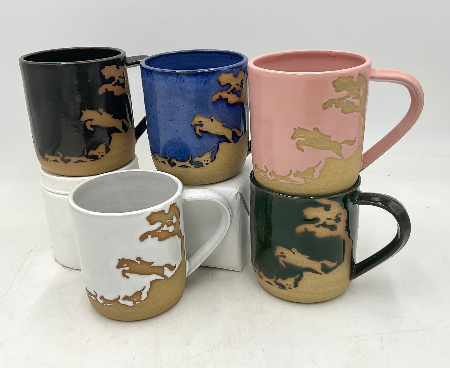 Ruby Farms Wheel Thrown Mugs